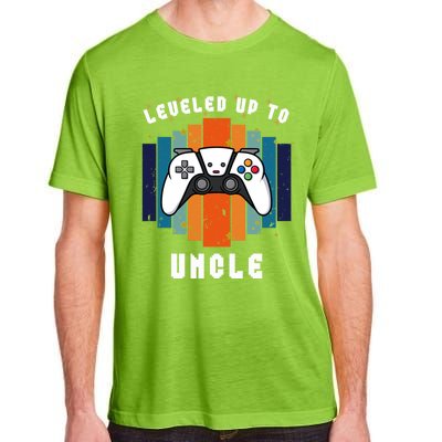 Leveled Up To Uncle Est 2024 First Time Uncle Funny Gamer Gift Adult ChromaSoft Performance T-Shirt