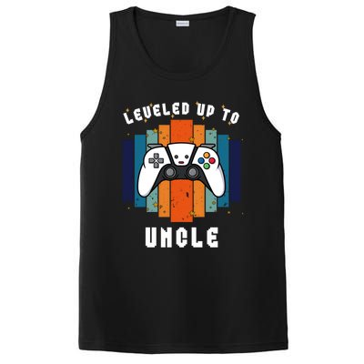 Leveled Up To Uncle Est 2024 First Time Uncle Funny Gamer Gift PosiCharge Competitor Tank