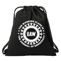 Liberators Uaw The Working Class Is The Arsenal Of Democracy Drawstring Bag