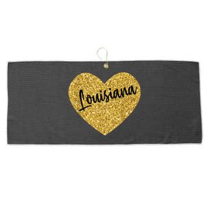 Louisiana Usa Travel Large Microfiber Waffle Golf Towel