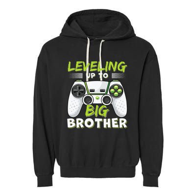 Leveling Up to Big Brother Garment-Dyed Fleece Hoodie