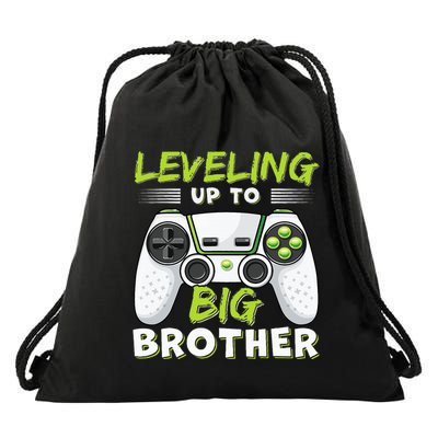 Leveling Up to Big Brother Drawstring Bag