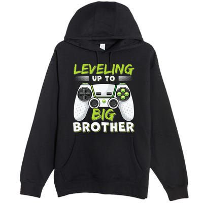 Leveling Up to Big Brother Premium Pullover Hoodie