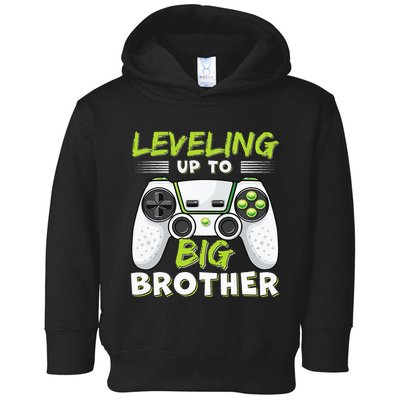 Leveling Up to Big Brother Toddler Hoodie