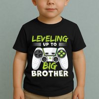 Leveling Up to Big Brother Toddler T-Shirt