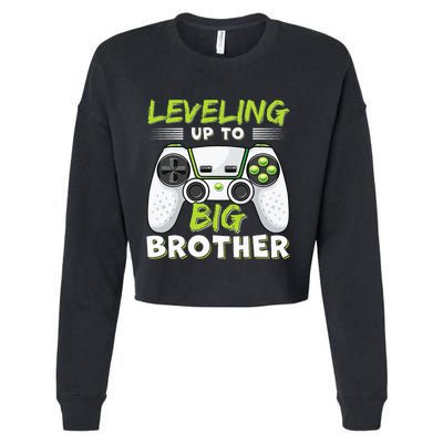 Leveling Up to Big Brother Cropped Pullover Crew