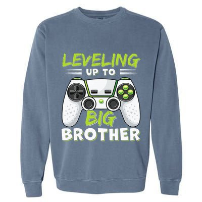 Leveling Up to Big Brother Garment-Dyed Sweatshirt
