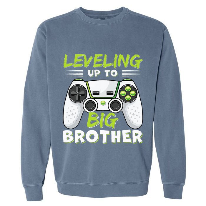 Leveling Up to Big Brother Garment-Dyed Sweatshirt