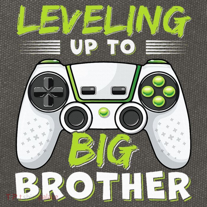 Leveling Up to Big Brother Cotton Canvas Backpack