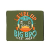 Level Up To Big Bro Est 2024 New Baby Sibling Gamer Mousepad