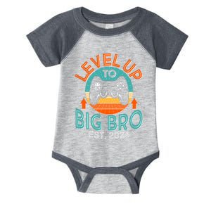 Level Up To Big Bro Est 2024 New Baby Sibling Gamer Infant Baby Jersey Bodysuit