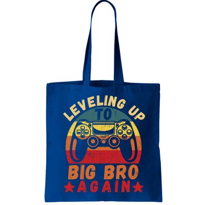 Leveling Up To Big Bro Again Vintage Big Brother Again Gamer Cool Gift Bag