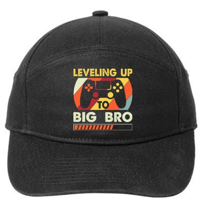 Leveling Up To Big Bro Vintage Future Brother 7-Panel Snapback Hat