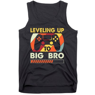 Leveling Up To Big Bro Vintage Future Brother Tank Top