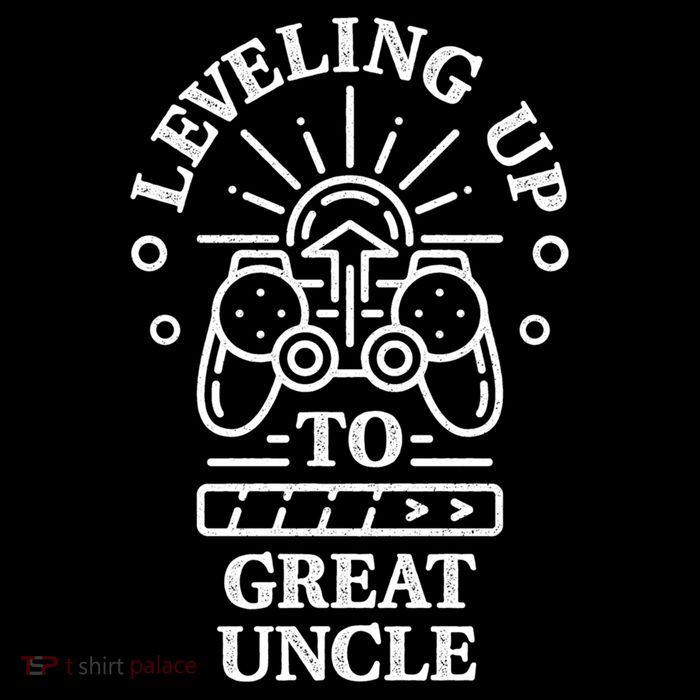 Leveling Up To Great Uncle Promoted To Granduncle Gamer Cool Gift Flatbill Hat