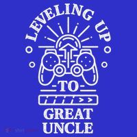 Leveling Up To Great Uncle Promoted To Granduncle Gamer Cool Gift Tall T-Shirt