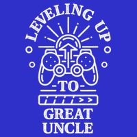 Leveling Up To Great Uncle Promoted To Granduncle Gamer Cool Gift Premium T-Shirt