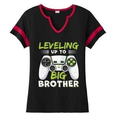 Leveling Up To Big Brother Ladies Halftime Notch Neck Tee