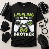 Leveling Up To Big Brother Cooling Performance Crew T-Shirt