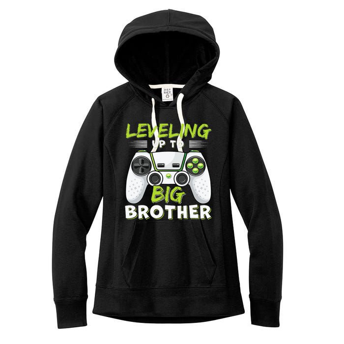 Leveling Up To Big Brother Women's Fleece Hoodie