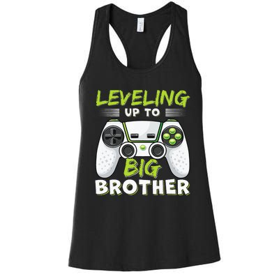 Leveling Up To Big Brother Women's Racerback Tank