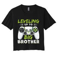 Leveling Up To Big Brother Women's Crop Top Tee