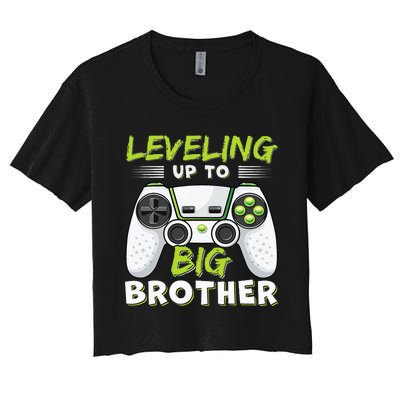 Leveling Up To Big Brother Women's Crop Top Tee