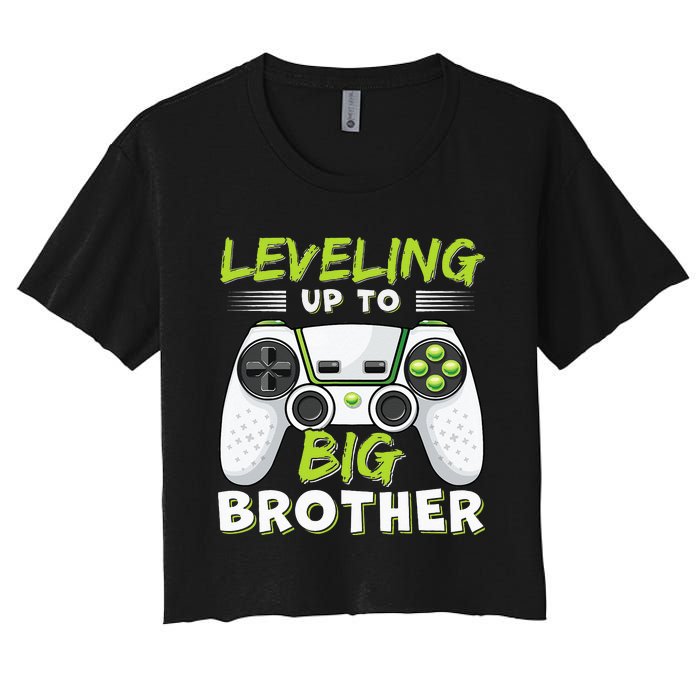 Leveling Up To Big Brother Women's Crop Top Tee