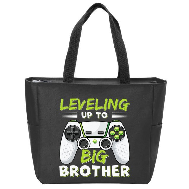 Leveling Up To Big Brother Zip Tote Bag