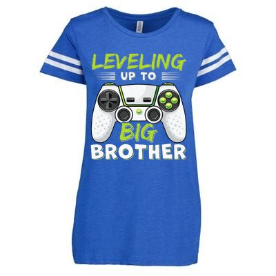 Leveling Up To Big Brother Enza Ladies Jersey Football T-Shirt