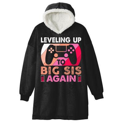 Leveling Up To Big Sis Again Promoted To Big Sister Again Hooded Wearable Blanket