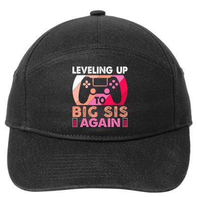 Leveling Up To Big Sis Again Promoted To Big Sister Again 7-Panel Snapback Hat