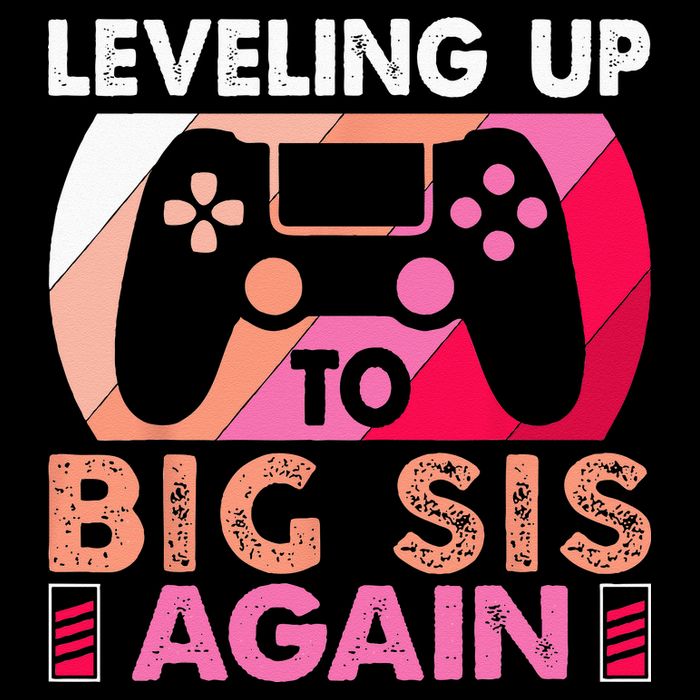 Leveling Up To Big Sis Again Promoted To Big Sister Again Cooling Performance Long Sleeve Crew