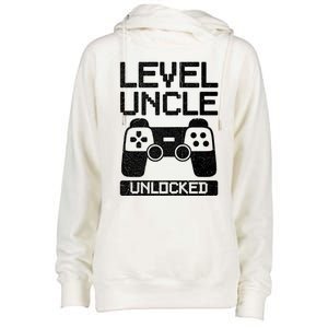 Level Uncle Unlocked Design For Your Gamer Uncle Gift Womens Funnel Neck Pullover Hood