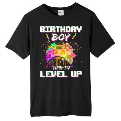 Level Up Video Gamer On My Birthday Party Decorations Cool Gift Tall Fusion ChromaSoft Performance T-Shirt