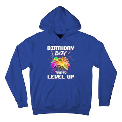 Level Up Video Gamer On My Birthday Party Decorations Cool Gift Hoodie