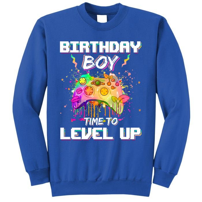 Level Up Video Gamer On My Birthday Party Decorations Cool Gift Sweatshirt