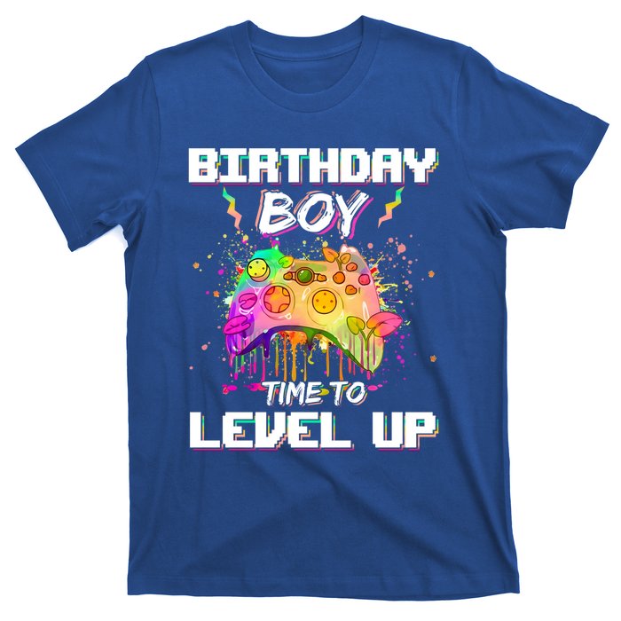 Level Up Video Gamer On My Birthday Party Decorations Cool Gift T-Shirt