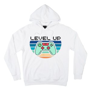 Level Up Video Game Controller Gamer Enthusiast Hoodie