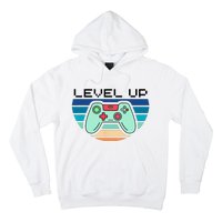 Level Up Video Game Controller Gamer Enthusiast Hoodie