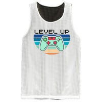 Level Up Video Game Controller Gamer Enthusiast Mesh Reversible Basketball Jersey Tank