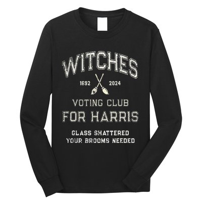 Local Union Witches For Kamala Harris 1692 2024 Glass Long Sleeve Shirt