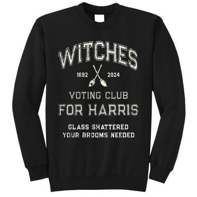 Local Union Witches For Kamala Harris 1692 2024 Glass Sweatshirt