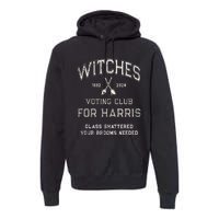 Local Union Witches For Kamala Harris 1692 2024 Glass Premium Hoodie