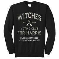 Local Union Witches For Kamala Harris 1692 2024 Glass Tall Sweatshirt