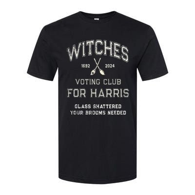 Local Union Witches For Kamala Harris 1692 2024 Glass Softstyle CVC T-Shirt