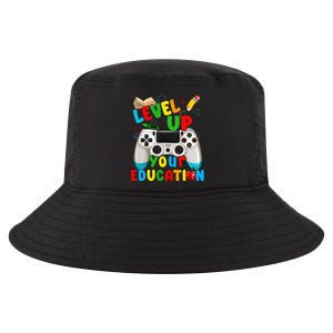 Level Up Your Education Gaming Inspired Teacher Gamers Gift Cool Comfort Performance Bucket Hat