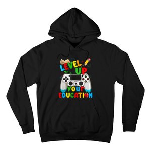 Level Up Your Education Gaming Inspired Teacher Gamers Gift Hoodie