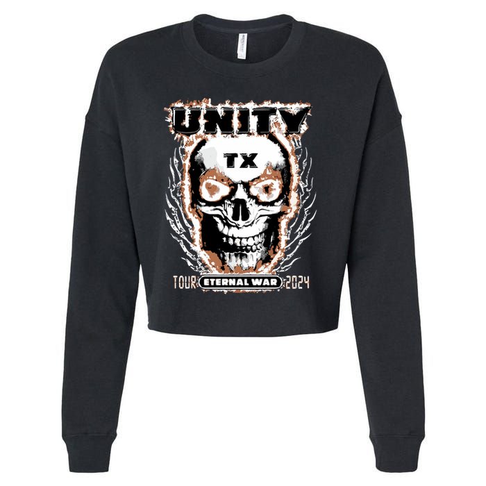 Lil Unitytx You A Bitch And A Half Times Two Cropped Pullover Crew
