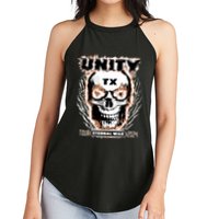 Lil Unitytx You A Bitch And A Half Times Two Women's Perfect Tri Rocker Tank